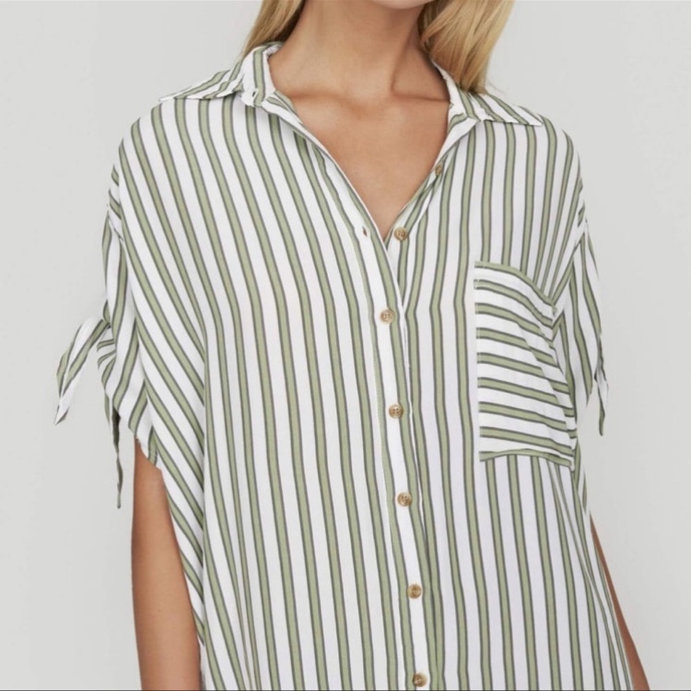 Faithfull the Brand Porte Shirts Dress Almeria Stripe